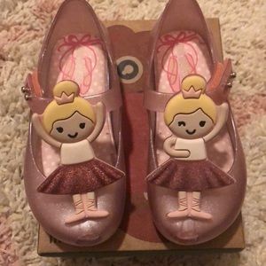Mini melissa ballerina shoes